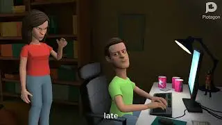 Boris stays up late playing games/doesnt show up to work/grounded