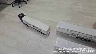 Autonomous truck parking system with trailer