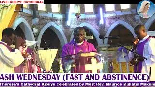 Ash Wednesday Holy Mass celebrated by Most Rev. Makumba || February 14 2024 || Kibuye cathedral