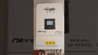 inverex 8kw hybride inverter.#battery ,#inverter , #shortvideo,#shorts,#inverex, #solar,#technology