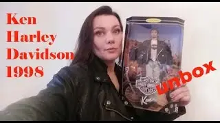 REVIEWS Ken Harley Davidson 1998 unboxing dressed doll