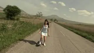 Skateboard Girl FPV