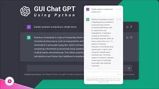 GUI Assistant Using ChatGPT and Python 🤖 | Python Project🐍 | Modern GUI | Proxlight 2023