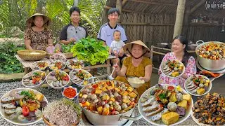 Bún Ốc Giò Heo, Rau Sống | Quán Ăn Sáng Gia Đình Quê Mẹ Nấu || Snail noodles