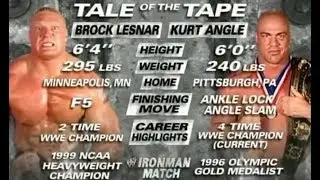 September 18th 2003 WWE Championship 60 minute Iron Man Match Brock Lesnar Vs Kurt Angle