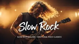 Slow Rock Relax Playlist 🎸 Handsome Romantic Rock Ballads That Steal Your Heart