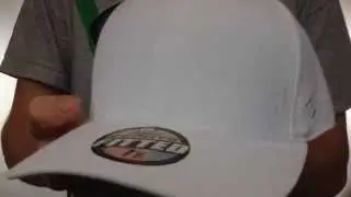 Blank 'DH WHITE' Fitted Hat by Zephyr