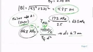Mechanics of Materials - Overview of additional allowable stress design problem