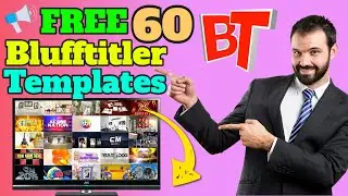 🆕Шаблоны Blufftitler можно скачать бесплатно 👉 60 бесплатных шаблонов Blufftitler для нового видео