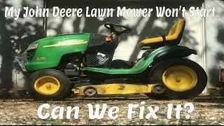 Газонокосилка John Deere не заводится
