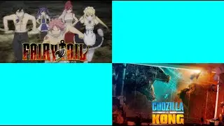 Fairy Tail reacts to Godzilla vs. Kong (2021) - Final Battle (1/2)