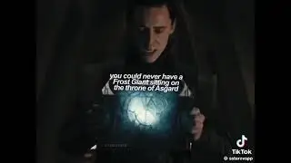 This scene of Loki was so sad 😥 #marvel #loki #lokiodinson #lokilaufeyson #tomhiddleston #frostgiant
