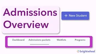Admissions Overview