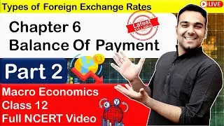 Balance of Payments Chapter Class 12 | Macro Economics | Types of Foreign Exchange Rates
