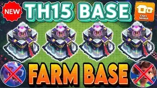 BEST-05 STRONG TH15 FARM BASE WITH COPY LINKS || TH15 BASE ANTI 3 STAR BASE || TH15 2025
