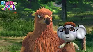 বিপজ্জনক বাজপাখি এবং সুন্দর চিত্রকর্ম | Bablu Dablu Monster Plan Comedy Cartoon |Kiddo Toons Bengali