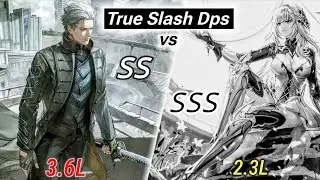 SS Vergil vs SSS Bianca : True Slash DPS Comparison | Punishing Gray Raven