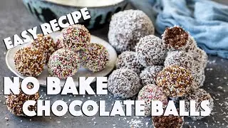 Bliss balls or No bake Chocolate Balls in Swedish :)