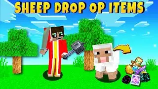 Minecraft But,Sheep Drop OP Items | auto sheep shearing minecraft |@MasterGamingOG