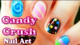 Candy Crush Inspired Nail Art | TotallyCoolNails