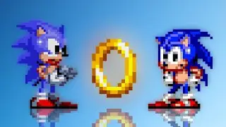 If I collect a ring, the Sonic game changes