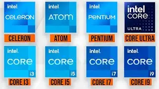 TODOS los Procesadores Intel EXPLICADOS (i3, i5, i7, i9, Xeon y Core Ultra)