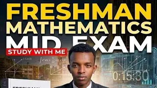 FRESHMAN MATHEMATICS SELF TEST MID & FINAL EXAM