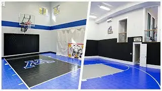 75 Blue Floor And Turquoise Floor Home Gym Design Ideas You'll Love ⭐️