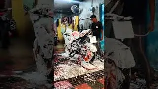 KTM RC 125 BS6 2022 FOAM WASH | SHUVON'S DIARY #shorts #shuvonsdiary