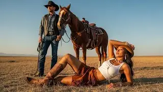 New movie  film The Desert Sunset Promise | A Cinematic Western Love Story Filled With Mystery  Fire