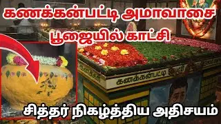 அமாவாசை கணக்கன்பட்டி பூஜையில் காட்சி கொடுத்த சித்தர் ! நிகழ்த்திய அதிசயம் ! kanakkanpatty #pazhani