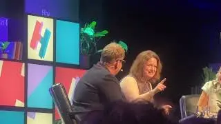 James Corden & Ruth Jones At Hay On Wye