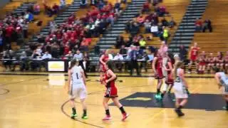 Bishop Ahr's Lauren Barlow hits floater to end 3rd Q vs  East Brunswick