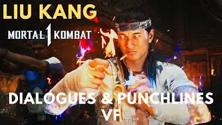 MORTAL KOMBAT 1 - LIU KANG Toutes les intros Dialogues & Punchlines VF