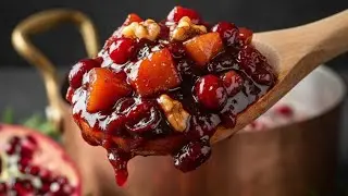 I NEVER eat Meat without this Sauce! (Spiced Cranberry Chutney)