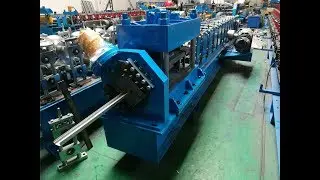 Garage Door Guide Rail Track Roll Forming Machine
