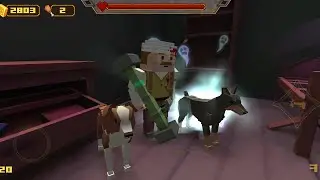 Searching for Mad Scientist and more Clues in the Hunted house in Blockapolypse Zombie City