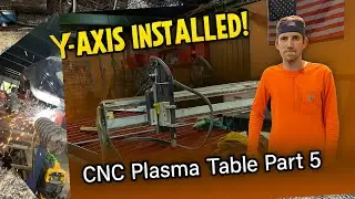 DIY CNC Plasma Build Pt. 5 &ndash; Y Axis Rack & Pinion Drive + Limit Switches & E-Chain Setup!