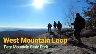 West Mountain Loop Hiking in December - Bear Mountain State Park