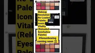 Makeup Revolution Re-Loaded Palette - Iconic Vitality (Reloaded Eyeshadow Palette) #comingsoon
