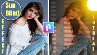 How to edit Sun Blind Effect in Picsart | Picsart Tutorial | Mobile Editing