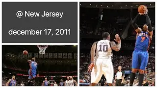 Carmelo Anthony 17 pts @ New Jersey Nets Preseason Highlights (december 17, 2011)
