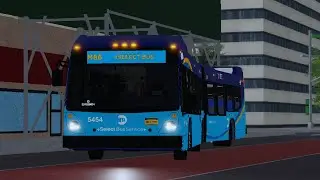 MTA Roblox: Novabus LFSA 5454 on a short-turned M86 +SBS (5th Ave - Yorkville)