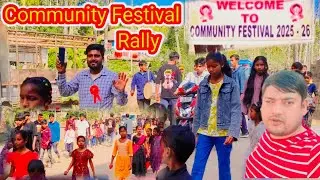 Community Festival 2025&ndash;26 Rally 🎉 | Monierkhal Tea Estate Model School | Real Vlog&rdquo;