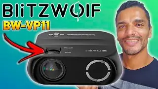 PROJETOR BLITZWOLF BW-VP11 - UM PROJETOR PARA CELULAR BOM E BARATO DE EXCELENTE QUALIDADE