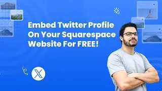 How to Embed Twitter Profile on your Squarespace Website For FREE!