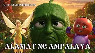 🌿 Alamat ng Ampalaya | Filipino Folk Tale for Kids | Storytime with K W T🇵🇭