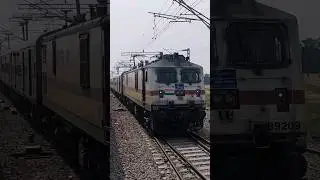 Train Horn Sound Effect GMO WAP7 39209 with 14006 Lichchavi Express