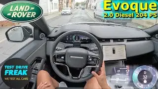 2024 Range Rover Evoque D200 AWD 204 PS CITY POV DRIVE with Fuel Consumption