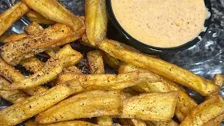 Make Healthy  Food,Sweet Potato Fries And Easy Dip